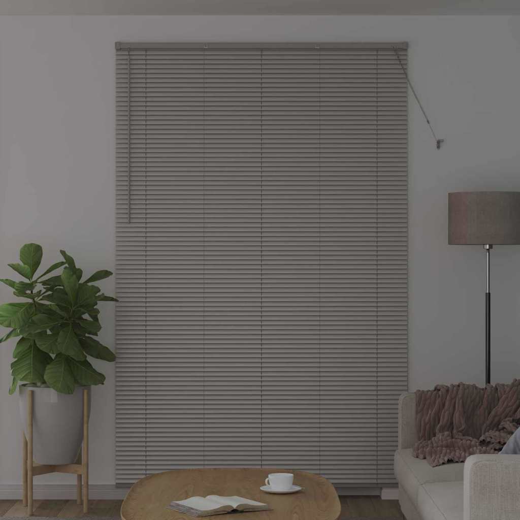 Venecijanski zastore Srebrno 220 x 140 cm Aluminij