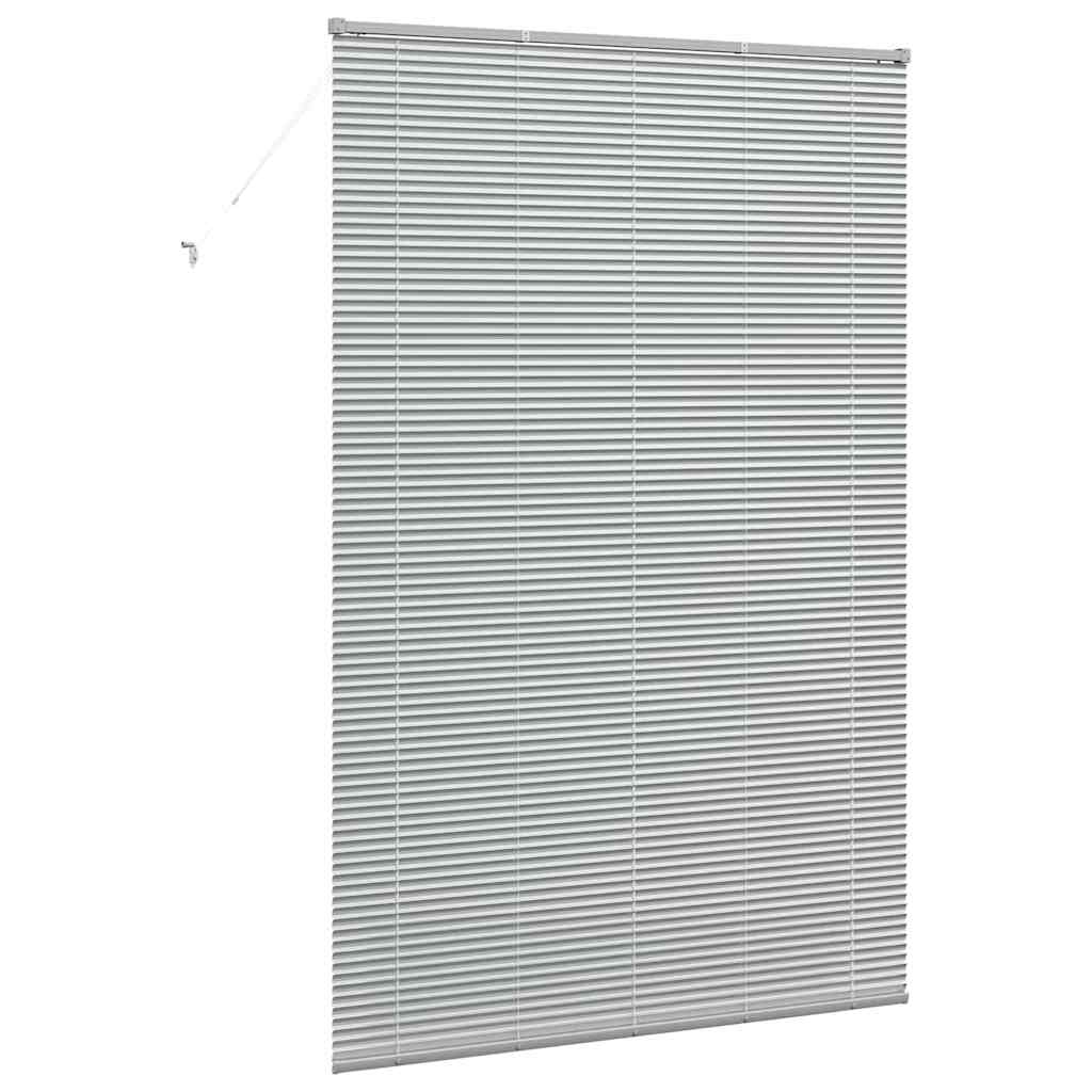 Venecijanski zastore Srebrno 220 x 140 cm Aluminij