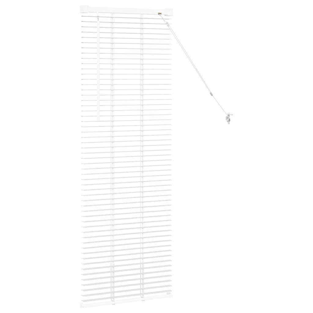 Venecijanski zastore Bijelo 130 x 45 cm Aluminij