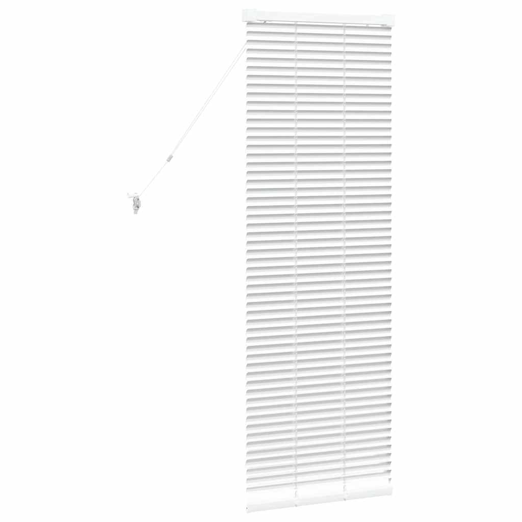 Venecijanski zastore Bijelo 130 x 45 cm Aluminij