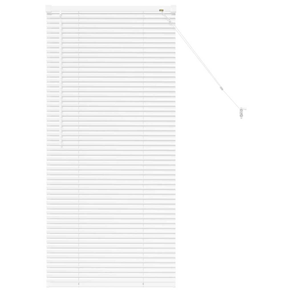 Venecijanski zastore Bijelo 130 x 65 cm Aluminij