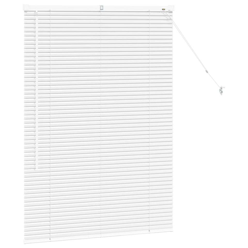 Venecijanski zastore Bijelo 130 x 90 cm Aluminij