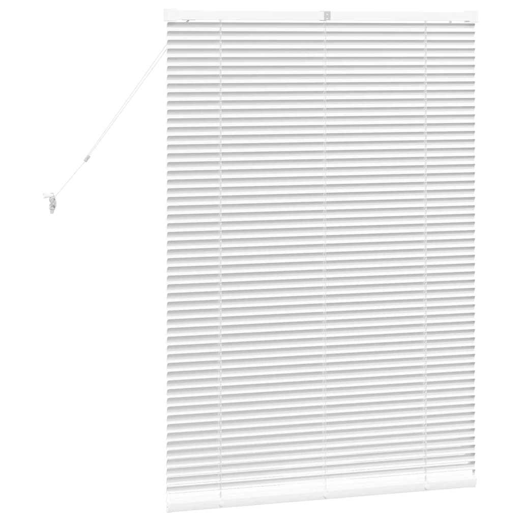 Venecijanski zastore Bijelo 130 x 90 cm Aluminij