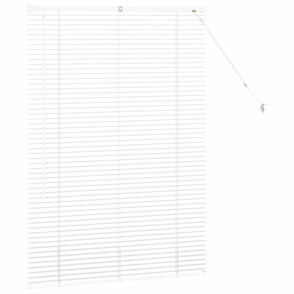 Venecijanski zastore Bijelo 130 x 95 cm Aluminij
