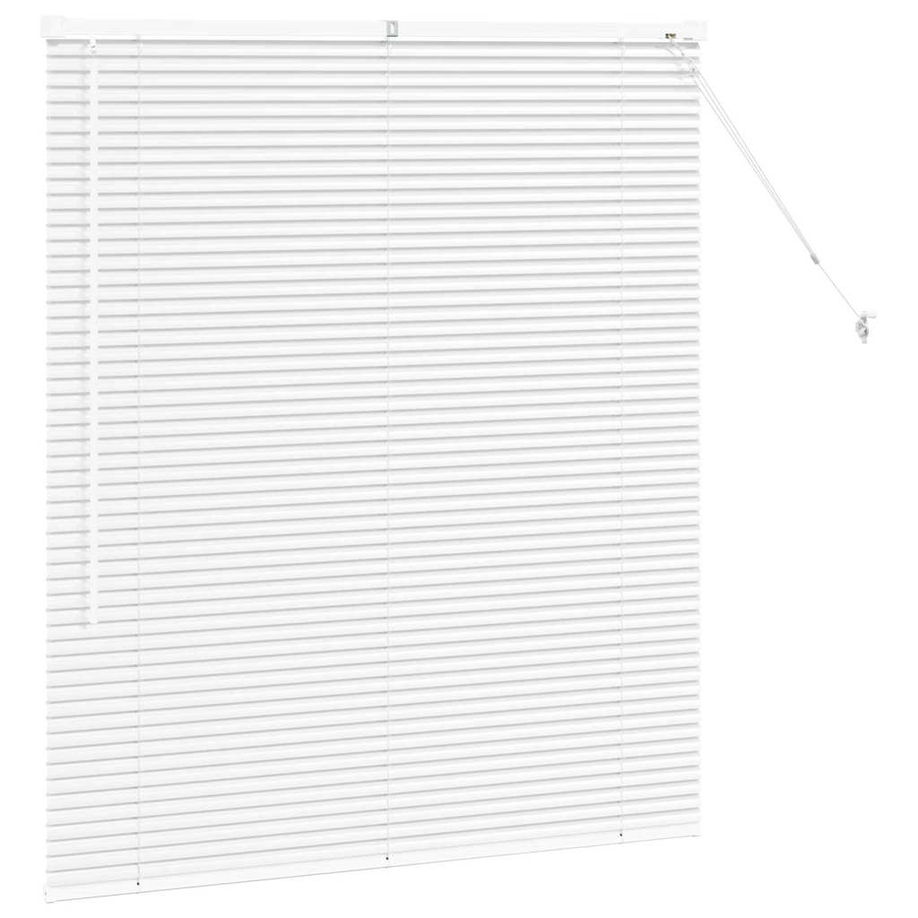 Venecijanski zastore Bijelo 130 x 115 cm Aluminij