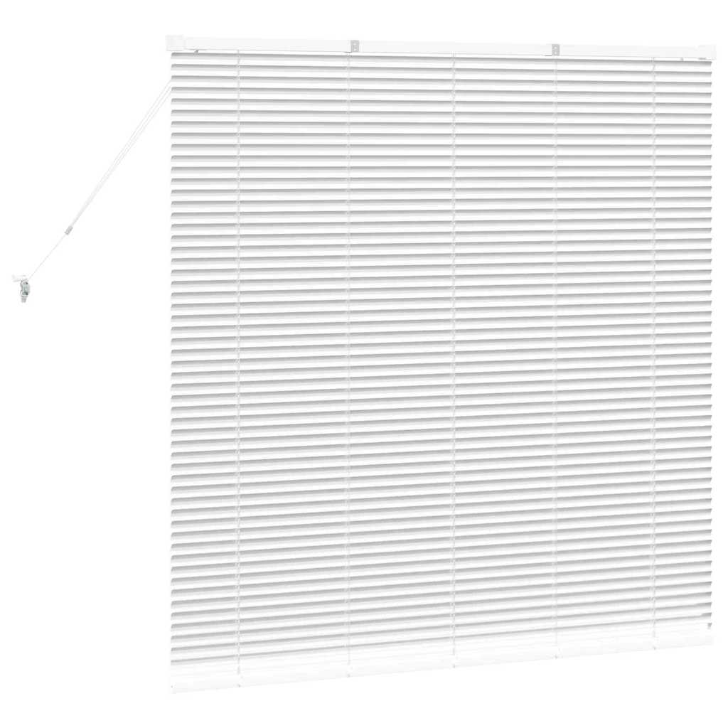 Venecijanski zastore Bijelo 130 x 135 cm Aluminij
