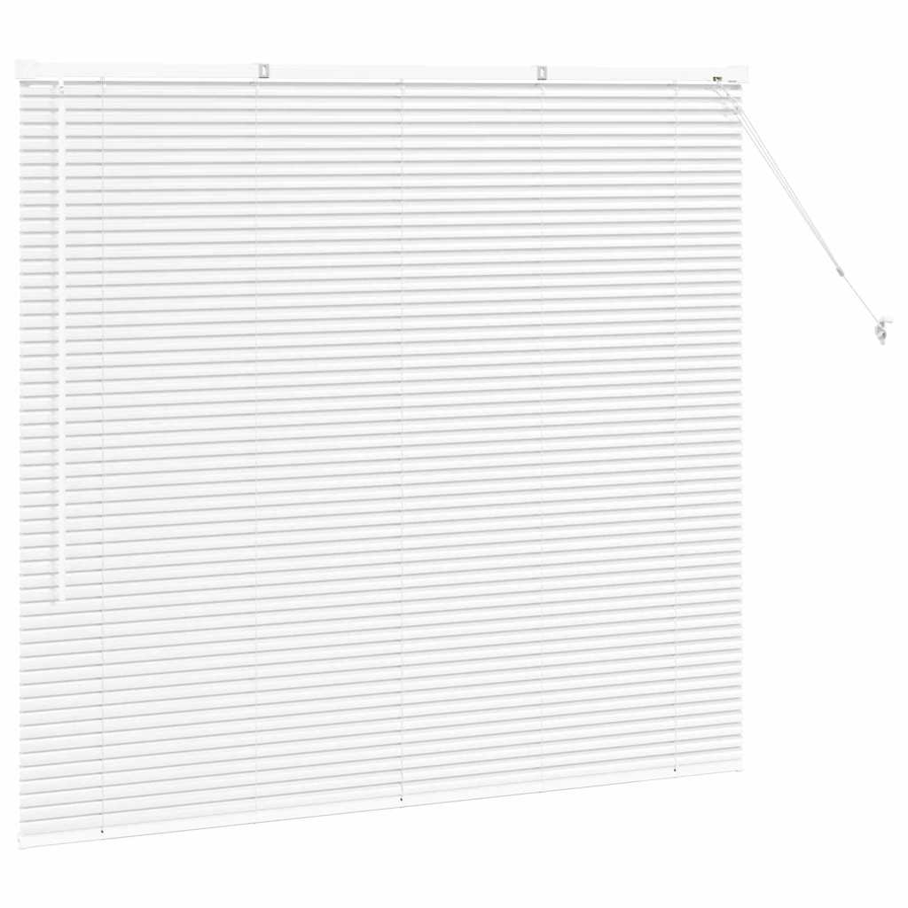 Venecijanski zastore Bijelo 130 x 140 cm Aluminij
