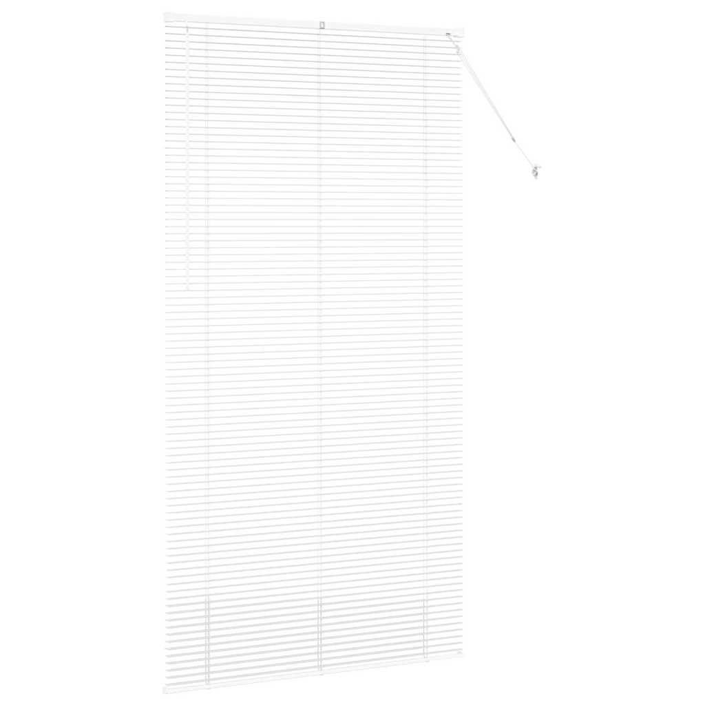 Venecijanski zastore Bijelo 220 x 120 cm Aluminij