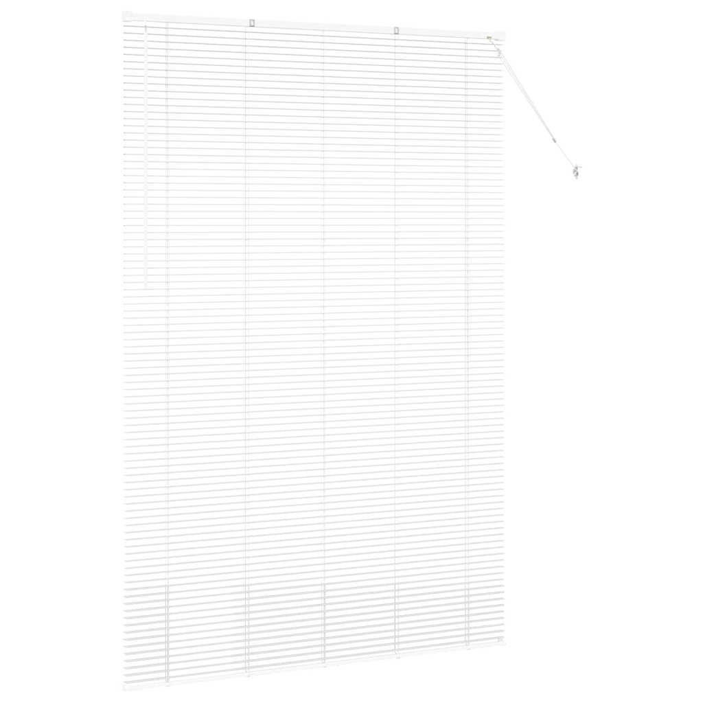 Venecijanski zastore Bijelo 220 x 140 cm Aluminij