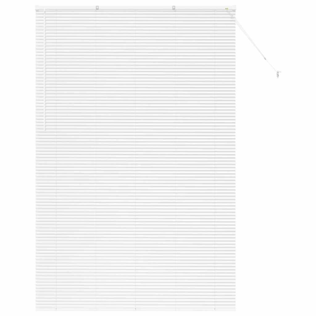 Venecijanski zastore Bijelo 220 x 140 cm Aluminij