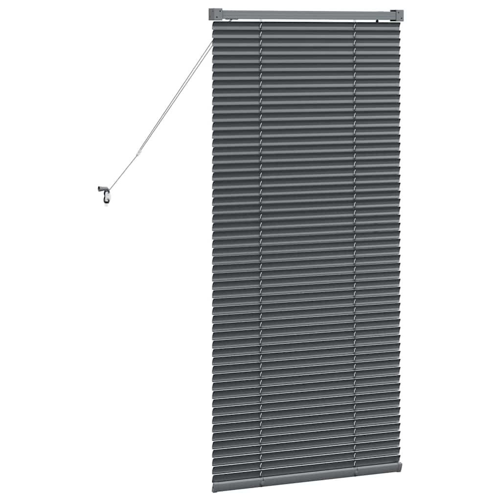 Venecijanski zastore Tamno siva 130 x 60 cm Aluminij