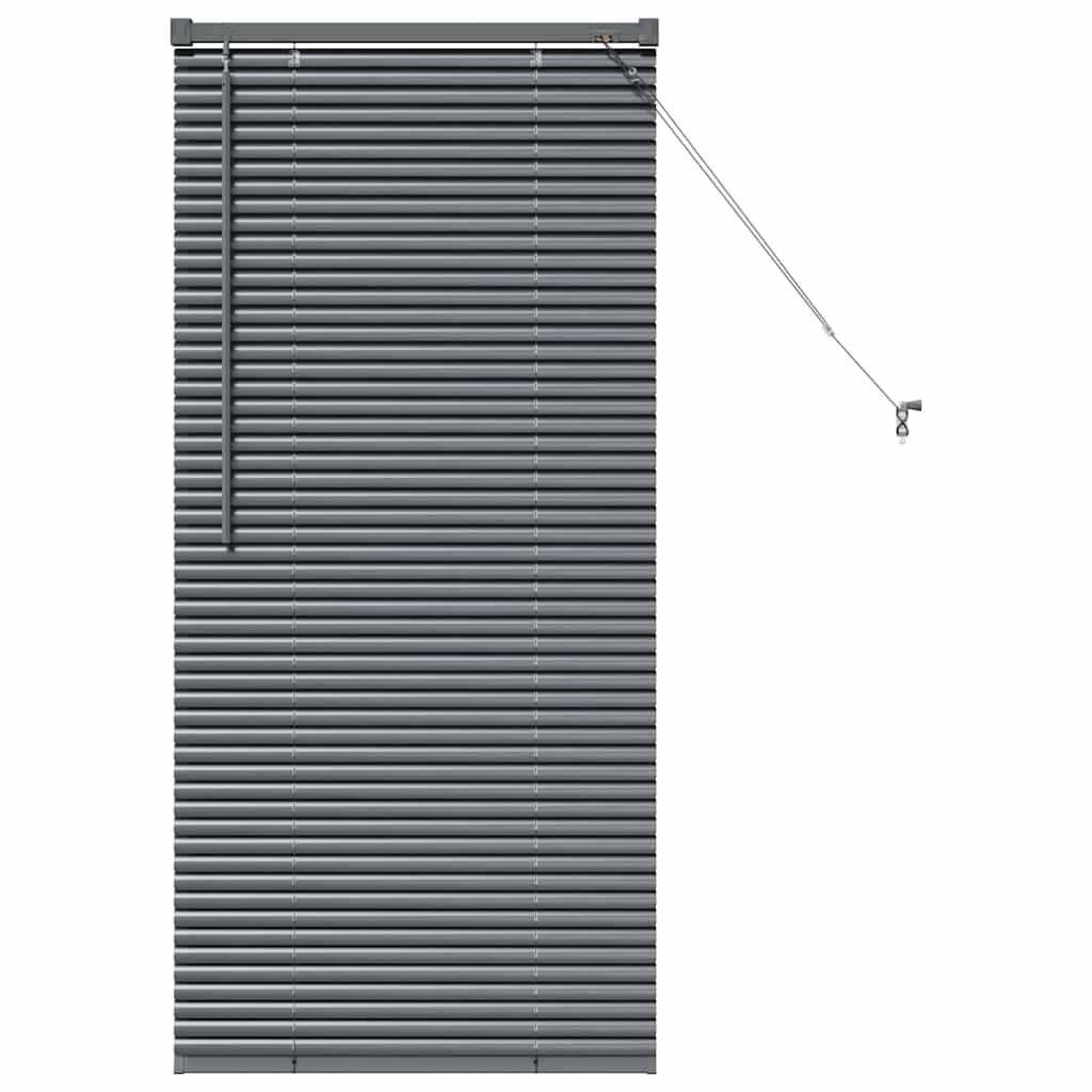 Venecijanski zastore Tamno siva 130 x 60 cm Aluminij