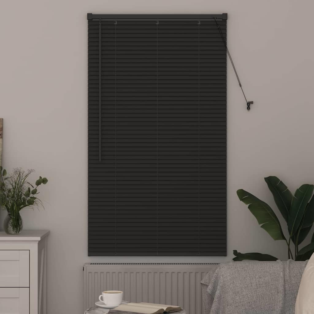 Venecijanski zastore Tamno siva 130 x 70 cm Aluminij
