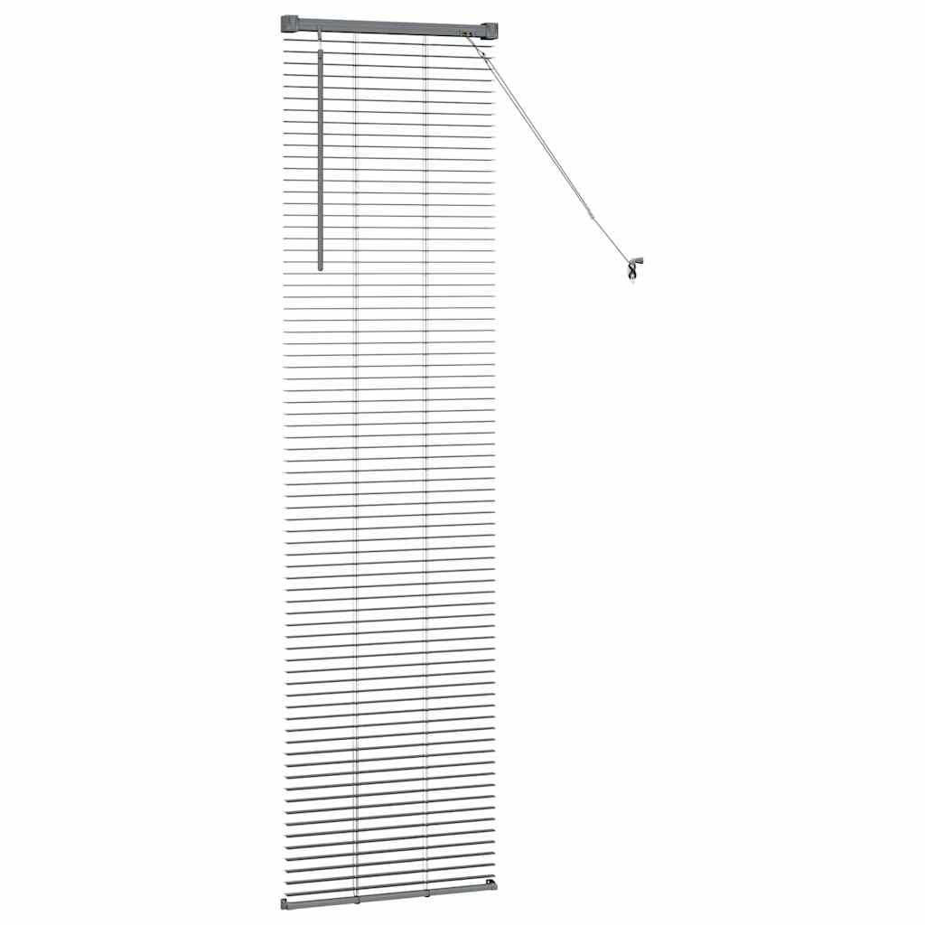 Venecijanski zastore Tamno siva 175 x 45 cm Aluminij