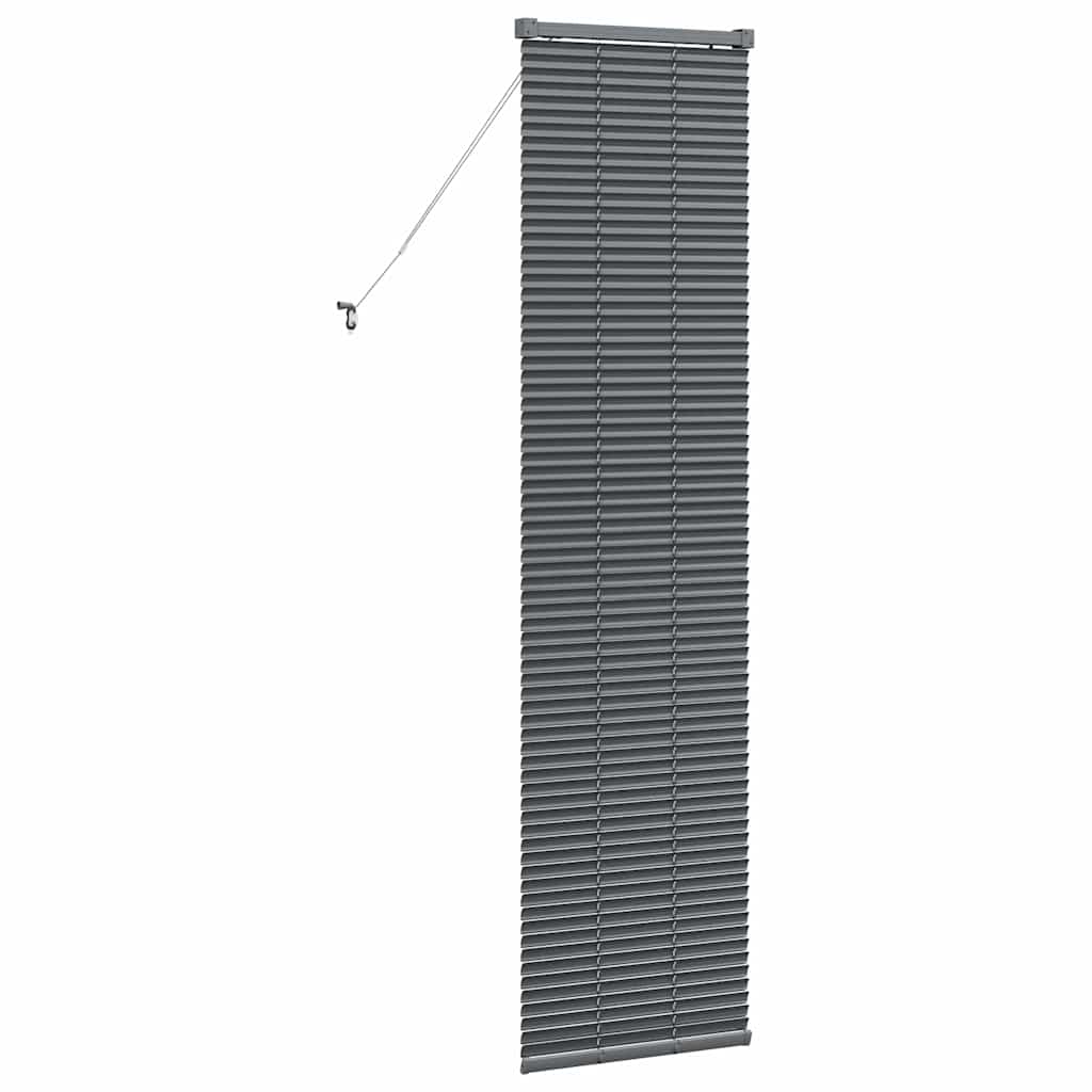 Venecijanski zastore Tamno siva 175 x 45 cm Aluminij