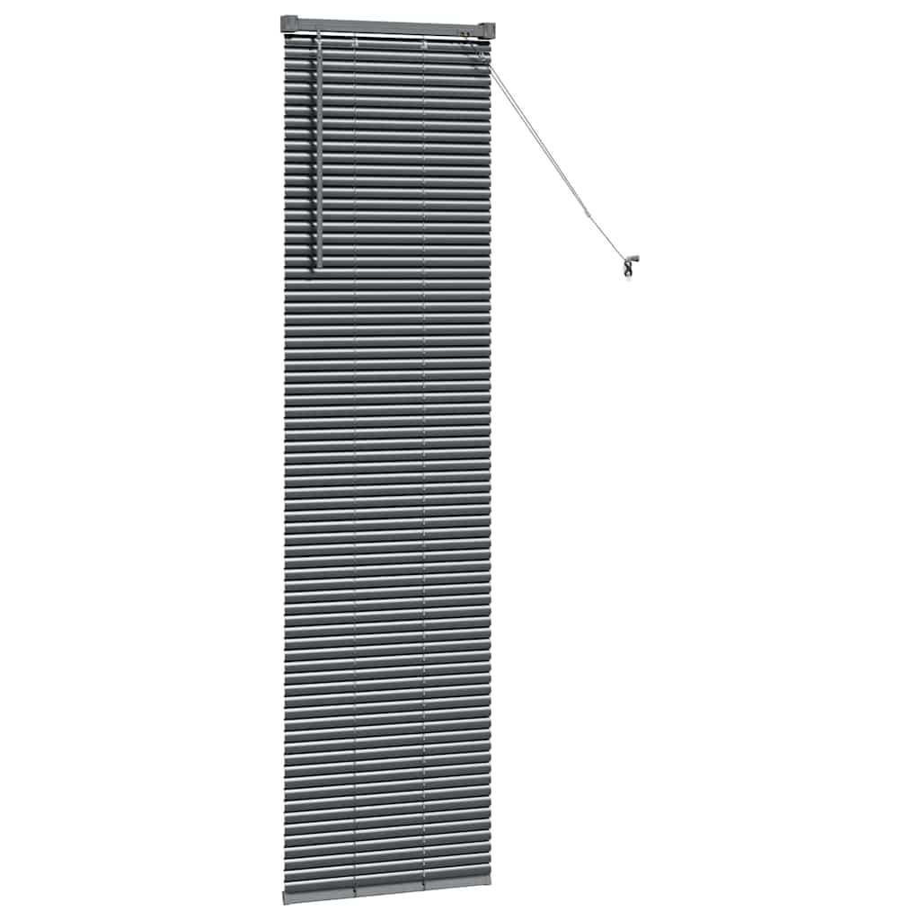 Venecijanski zastore Tamno siva 175 x 50 cm Aluminij