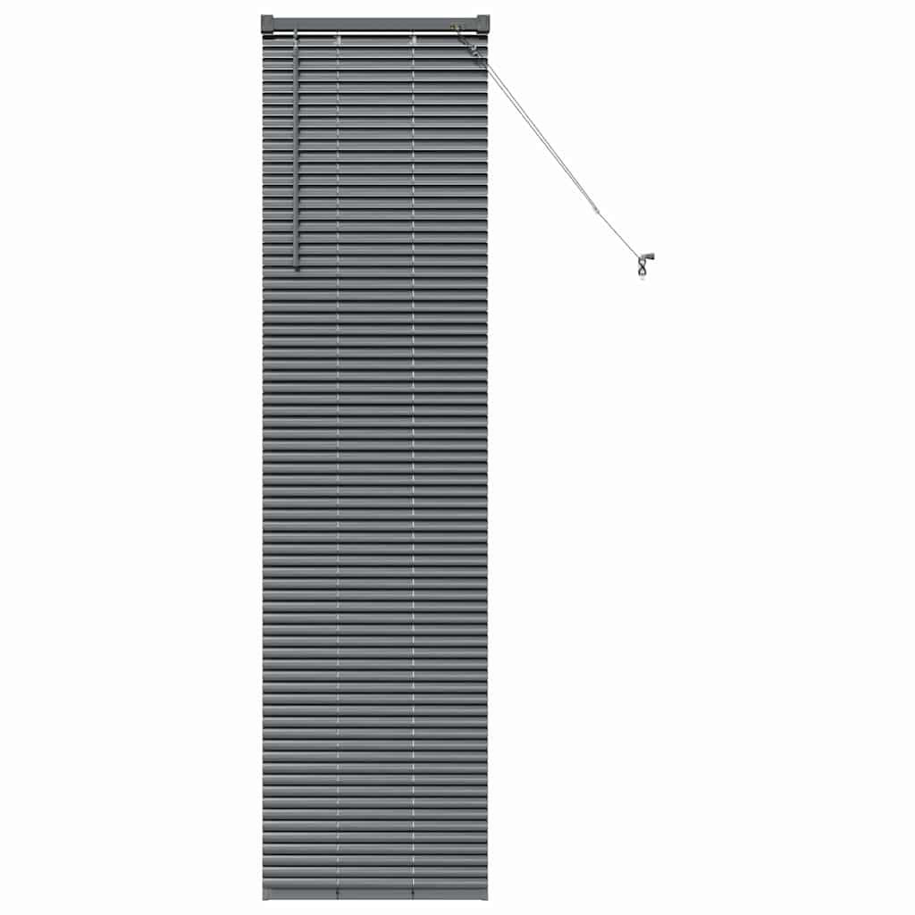 Venecijanski zastore Tamno siva 175 x 50 cm Aluminij
