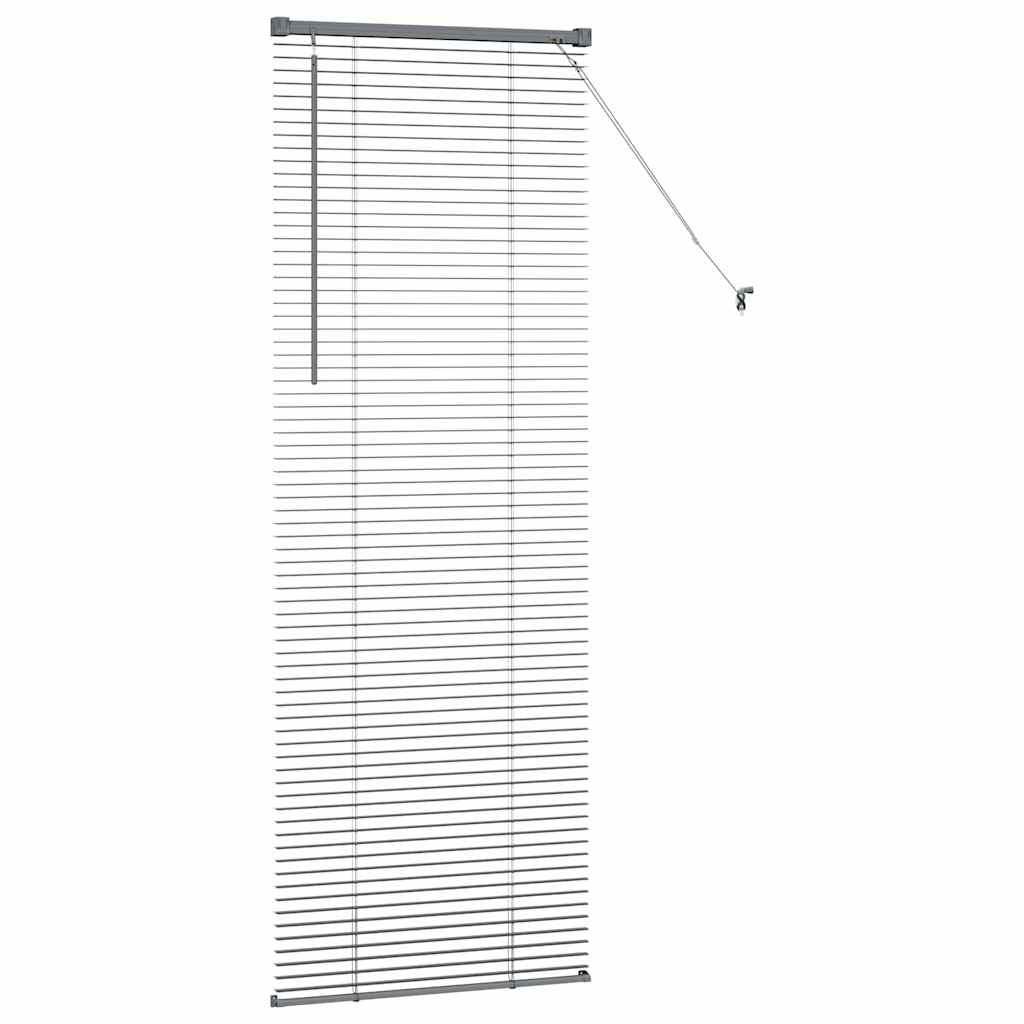 Venecijanski zastore Tamno siva 175 x 55 cm Aluminij