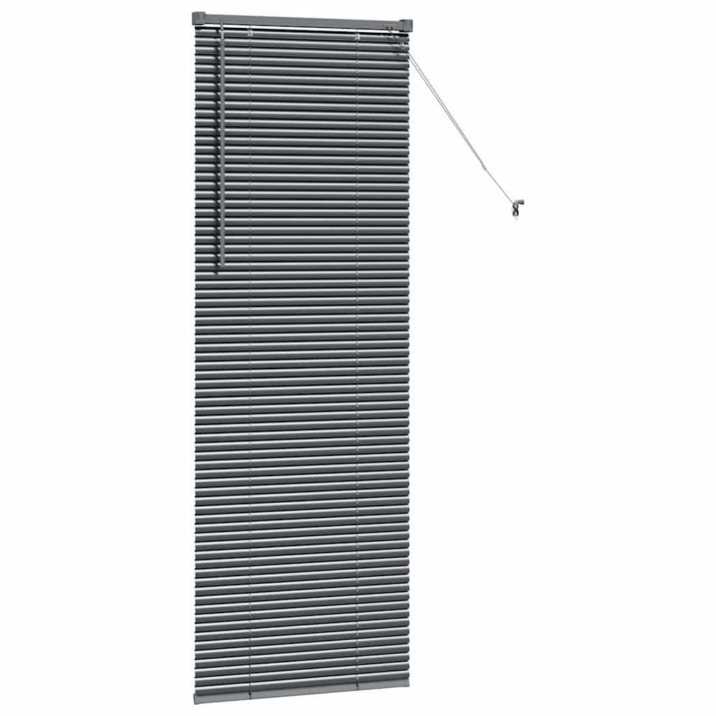 Venecijanski zastore Tamno siva 175 x 65 cm Aluminij