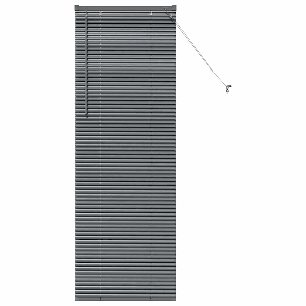 Venecijanski zastore Tamno siva 175 x 65 cm Aluminij