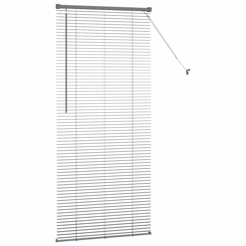 Venecijanski zastore Tamno siva 175 x 70 cm Aluminij