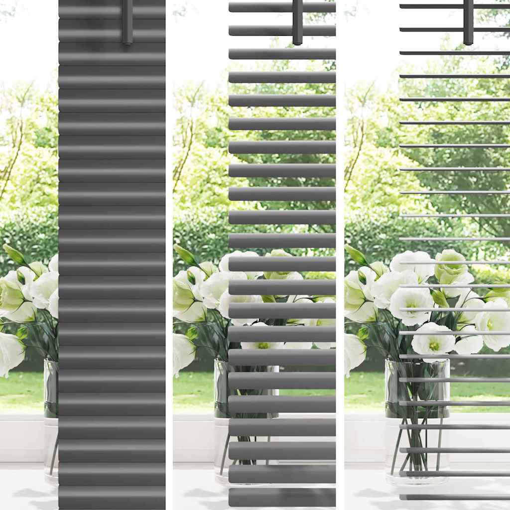 Venecijanski zastore Tamno siva 175 x 85 cm Aluminij
