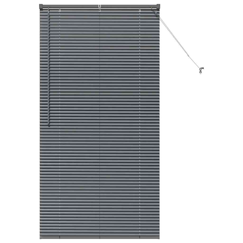 Venecijanski zastore Tamno siva 175 x 85 cm Aluminij
