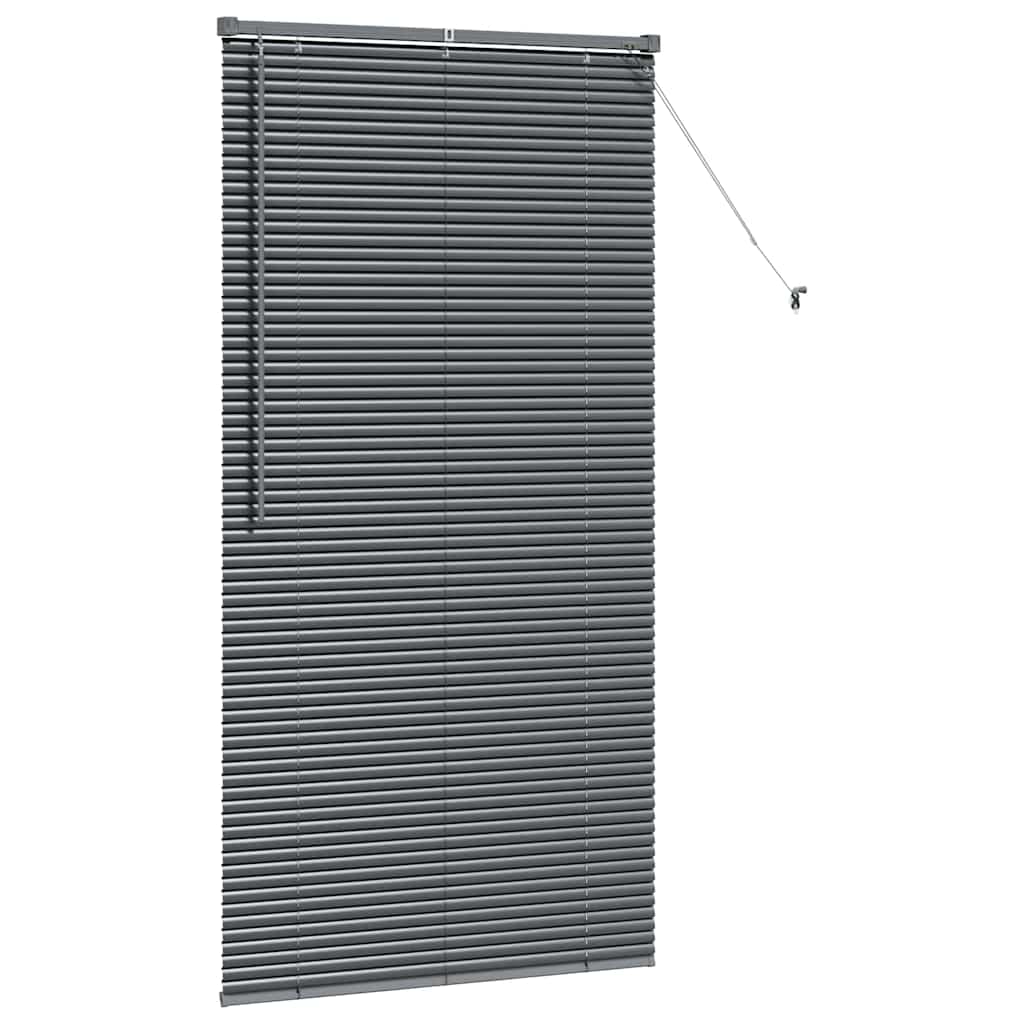 Venecijanski zastore Tamno siva 175 x 90 cm Aluminij