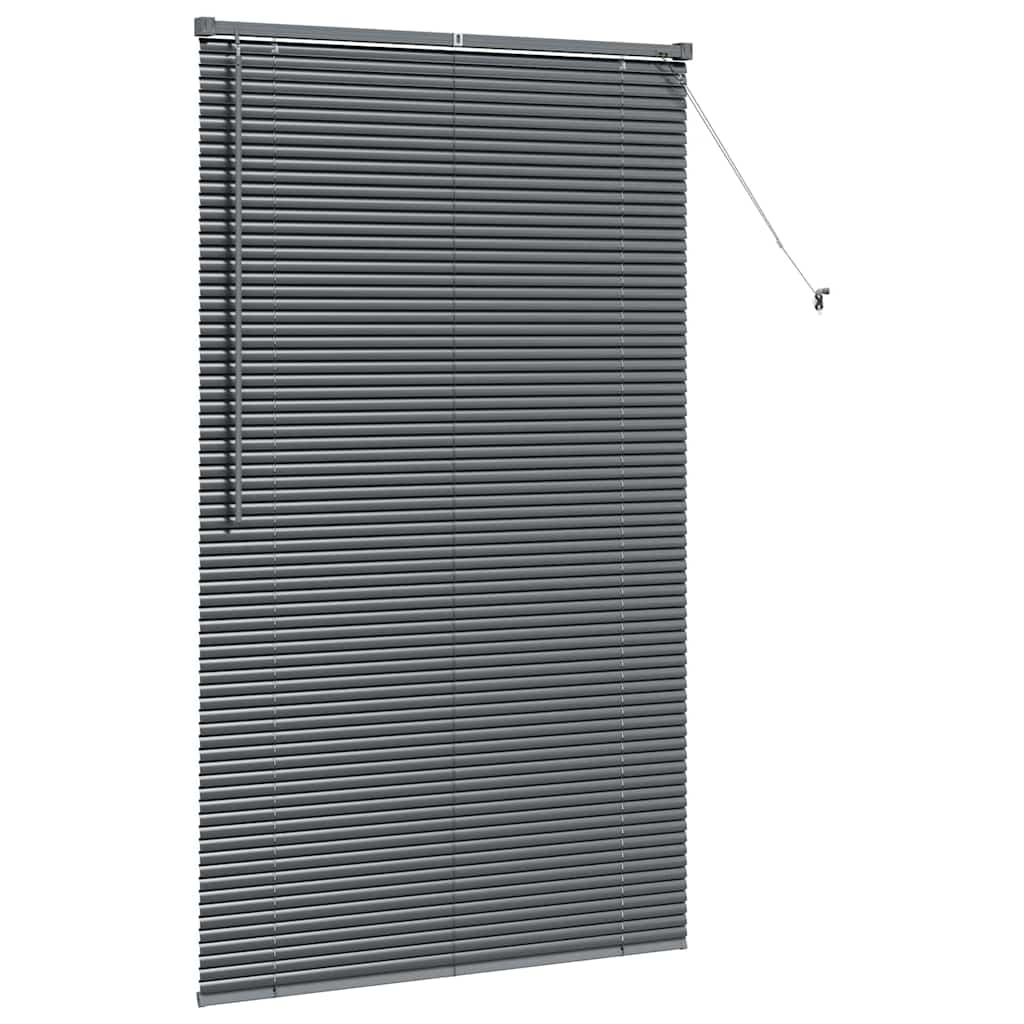 Venecijanski zastore Tamno siva 175 x 105 cm Aluminij