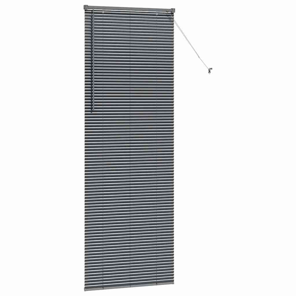 Venecijanski zastore Tamno siva 220 x 70 cm Aluminij