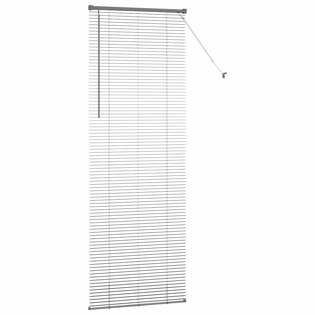 Venecijanski zastore Tamno siva 220 x 70 cm Aluminij