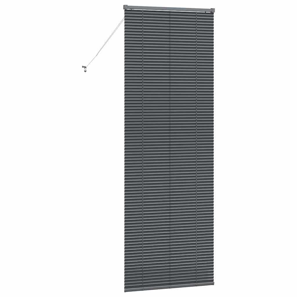 Venecijanski zastore Tamno siva 220 x 70 cm Aluminij