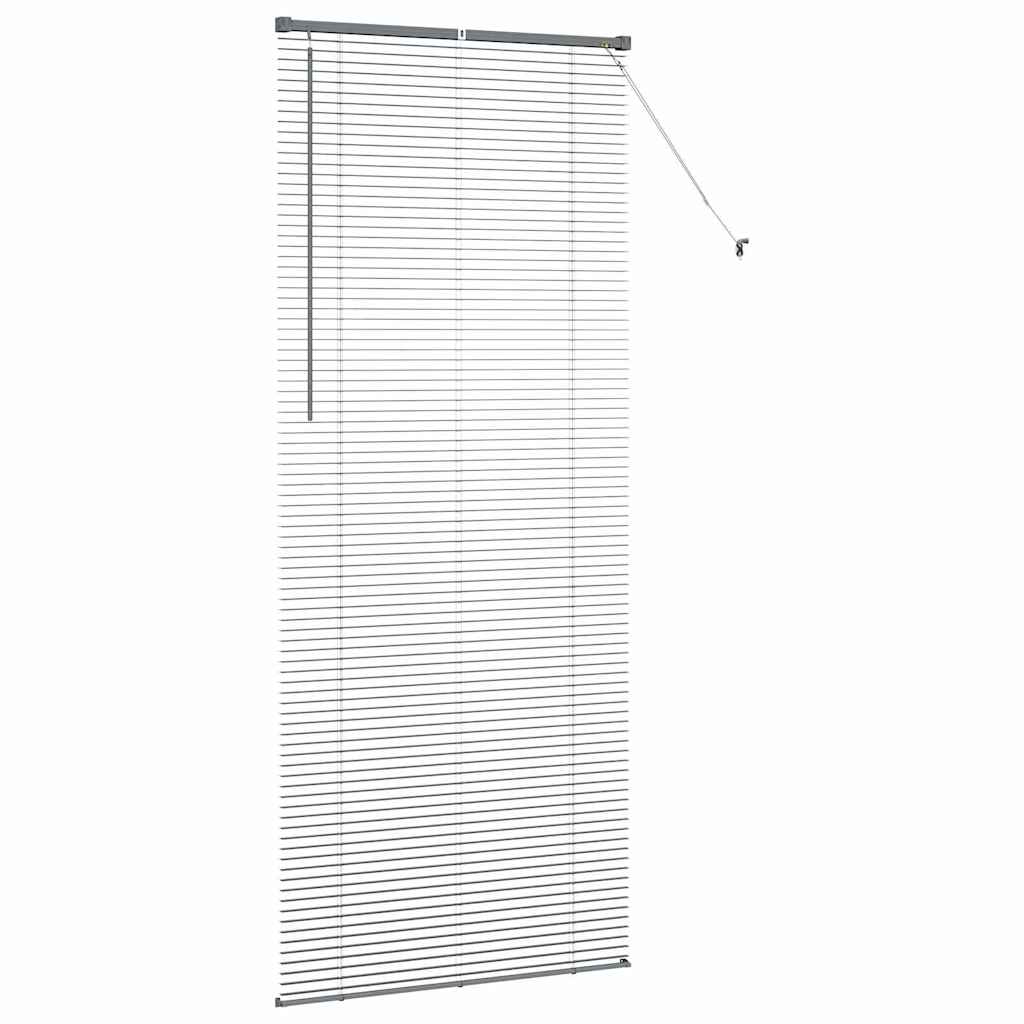 Venecijanski zastore Tamno siva 220 x 85 cm Aluminij