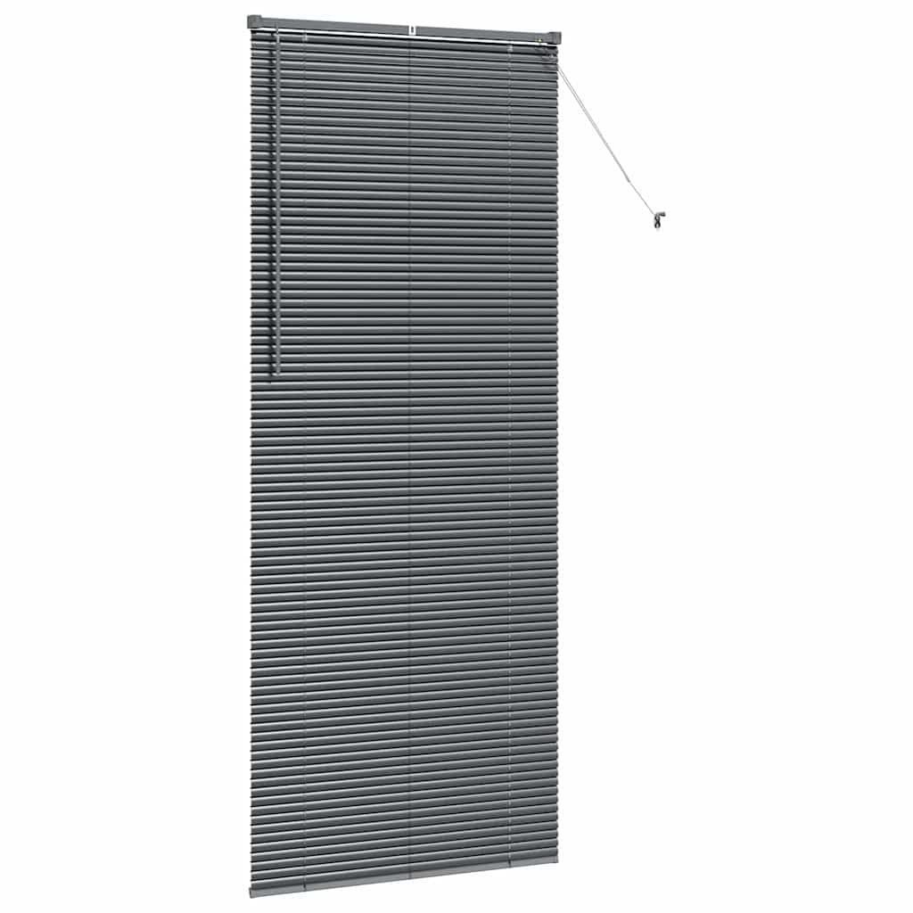 Venecijanski zastore Tamno siva 220 x 90 cm Aluminij