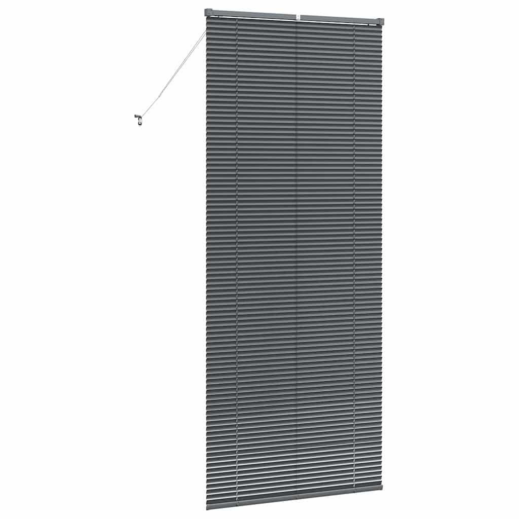 Venecijanski zastore Tamno siva 220 x 95 cm Aluminij
