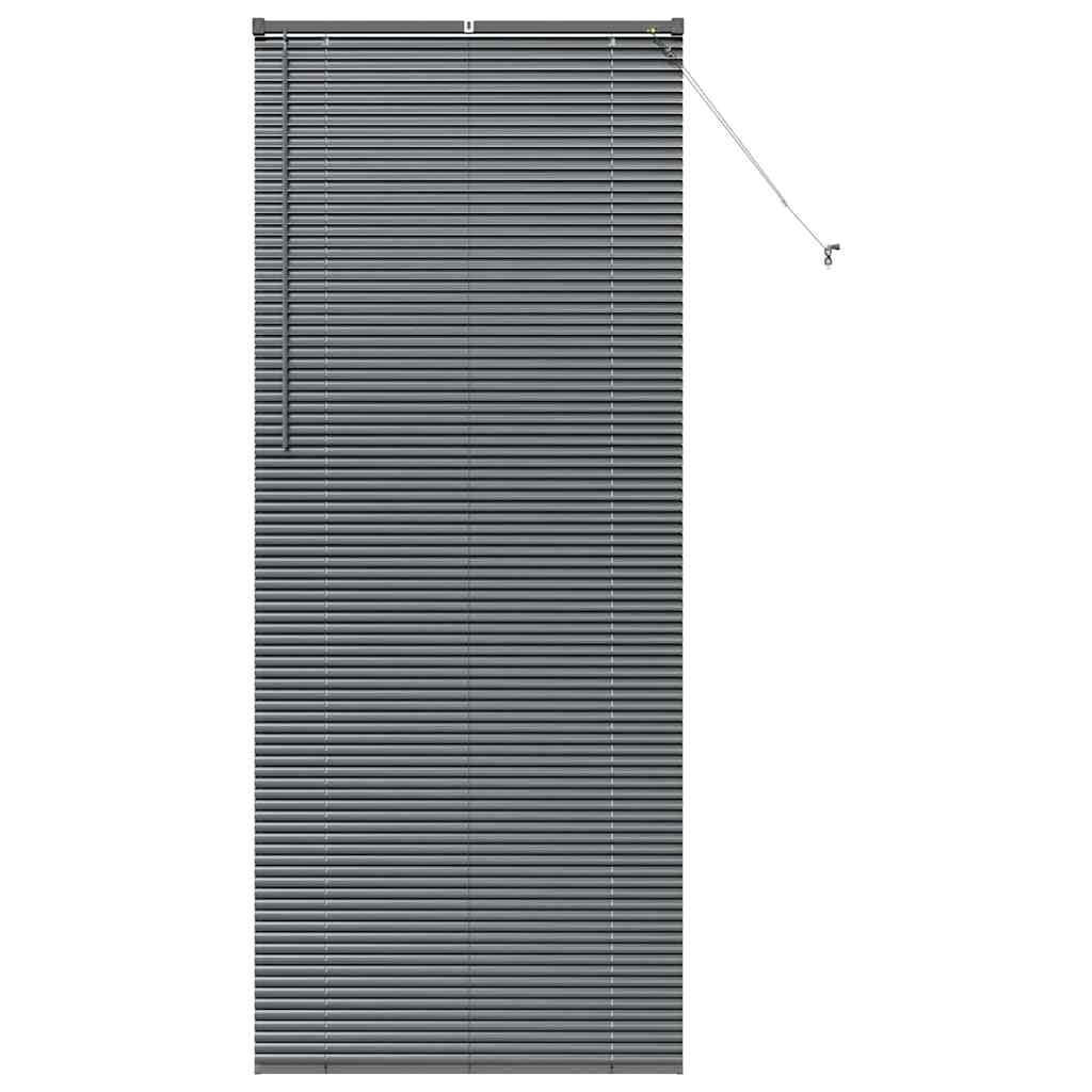 Venecijanski zastore Tamno siva 220 x 95 cm Aluminij