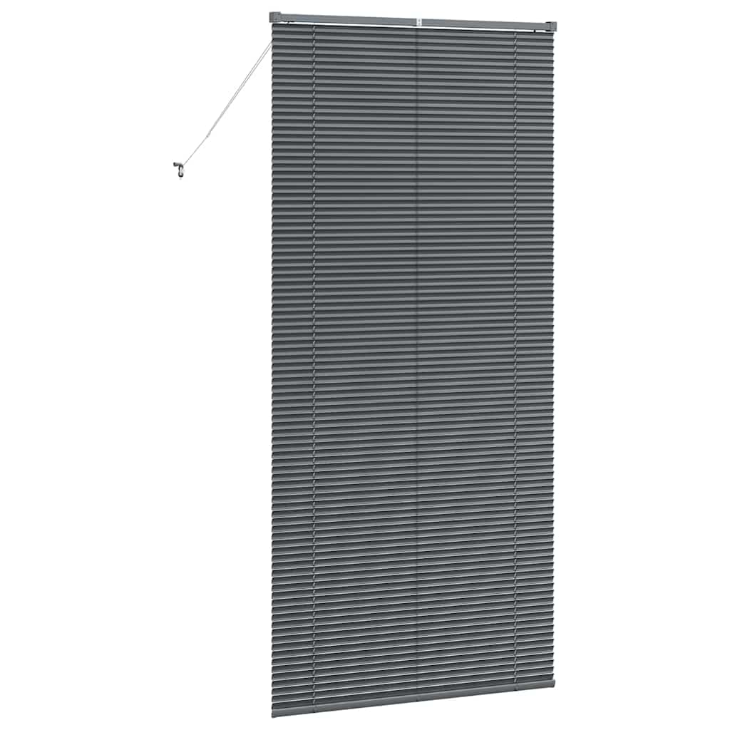 Venecijanski zastore Tamno siva 220 x 100 cm Aluminij