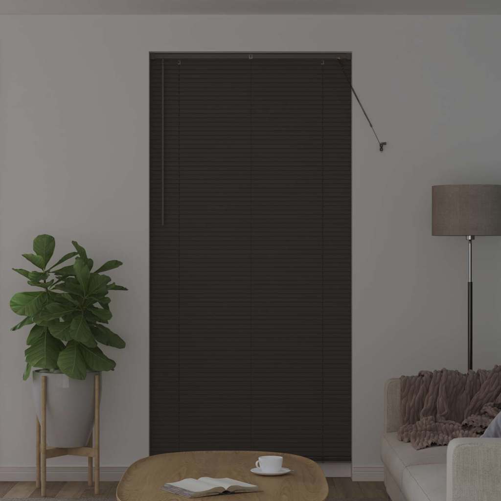 Venecijanski zastore Tamno siva 220 x 105 cm Aluminij