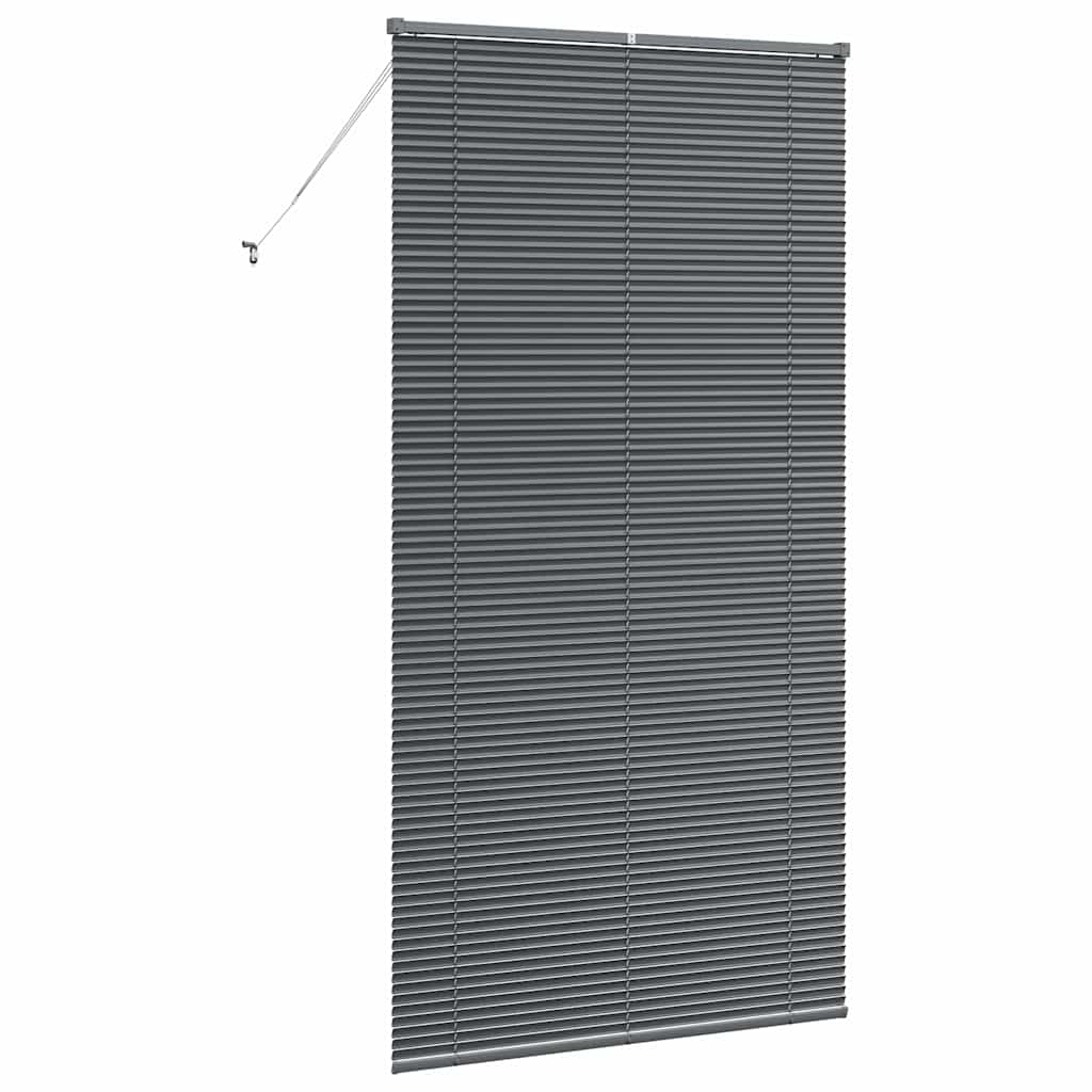 Venecijanski zastore Tamno siva 220 x 110 cm Aluminij