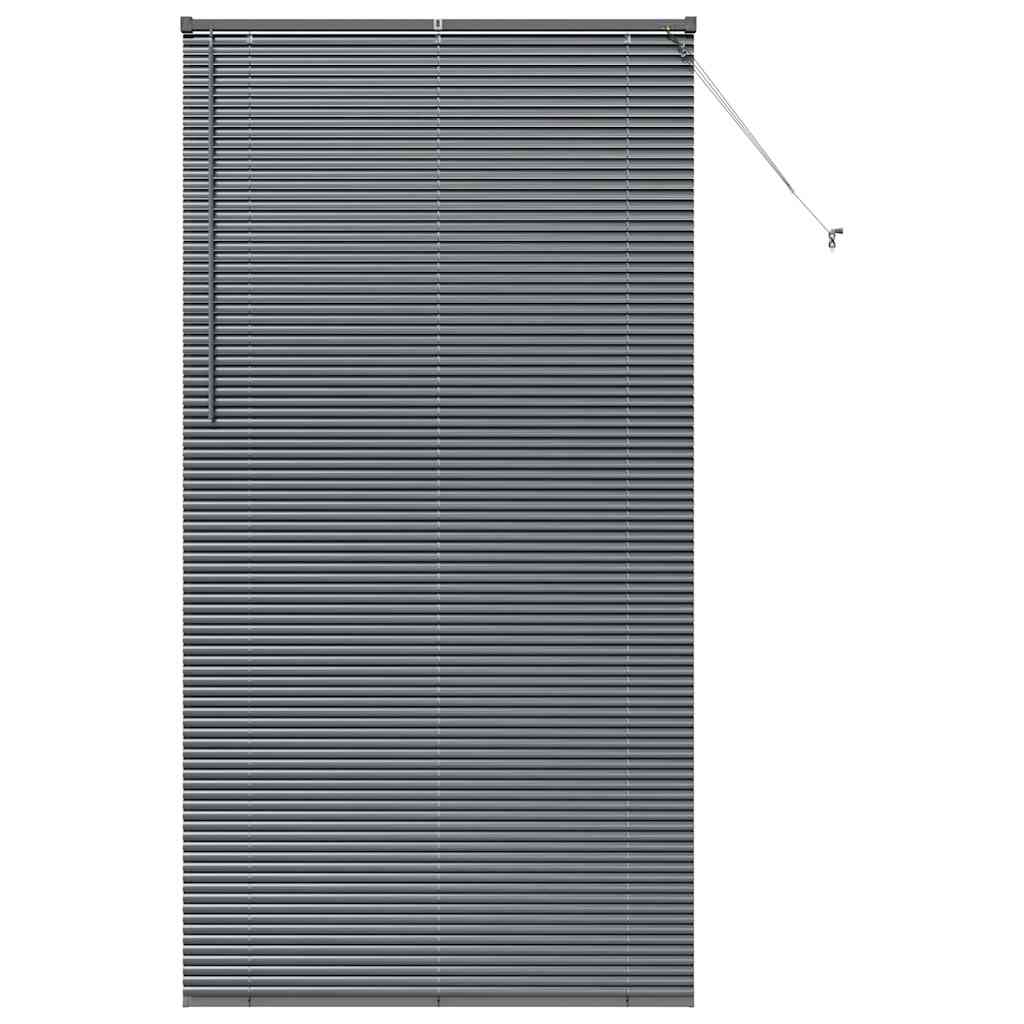 Venecijanski zastore Tamno siva 220 x 110 cm Aluminij