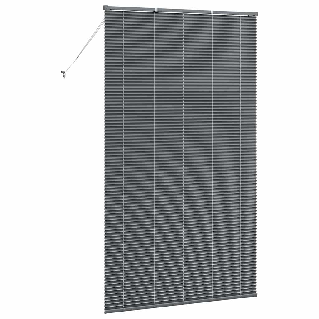 Venecijanski zastore Tamno siva 220 x 135 cm Aluminij