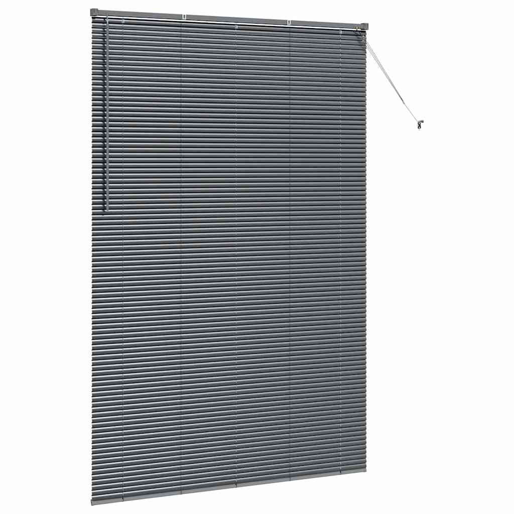 Venecijanski zastore Tamno siva 220x150cm Aluminij