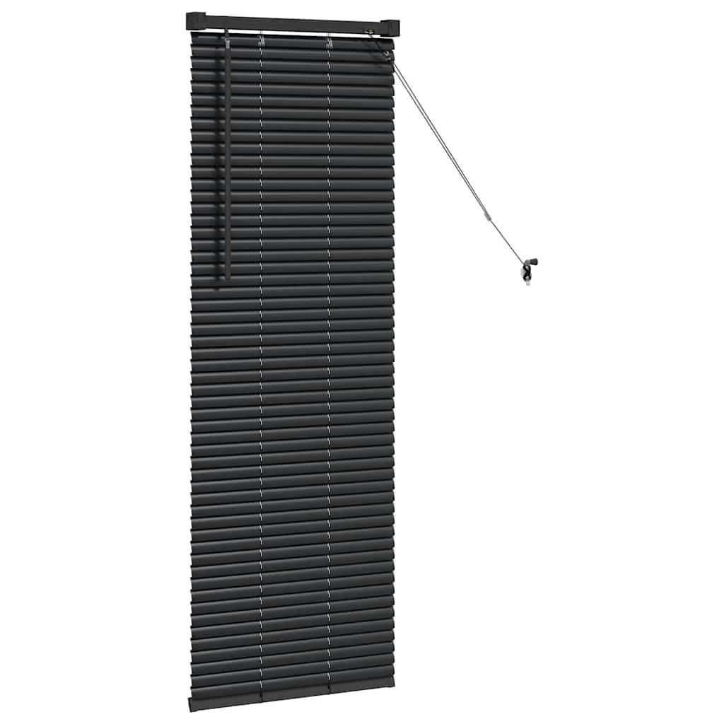 Venecijanski zastore Crna 130 x 40 cm Aluminij