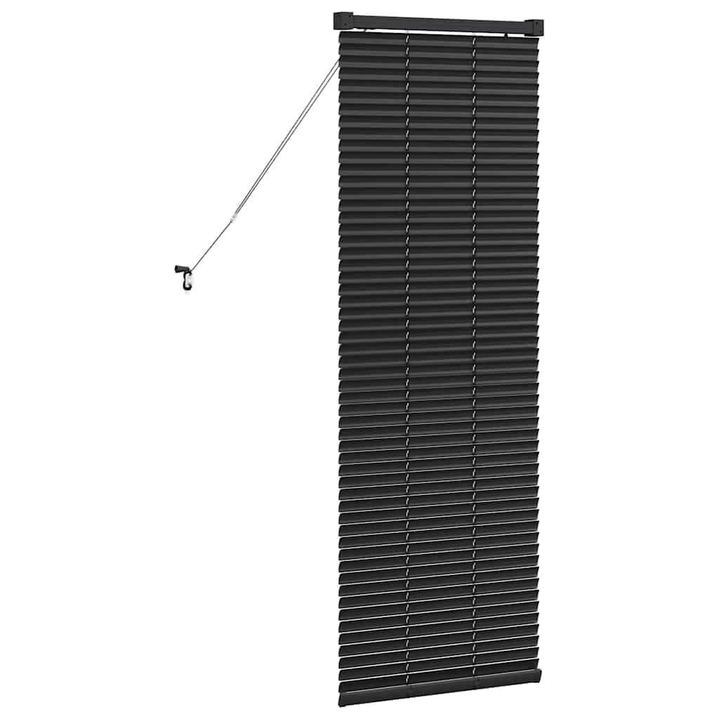 Venecijanski zastore Crna 130 x 40 cm Aluminij