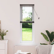 Venecijanski zastore Crna 130 x 45 cm Aluminij