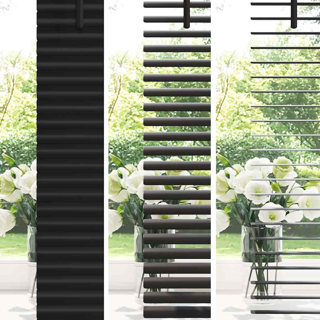 Venecijanski zastore Crna 130 x 60 cm Aluminij