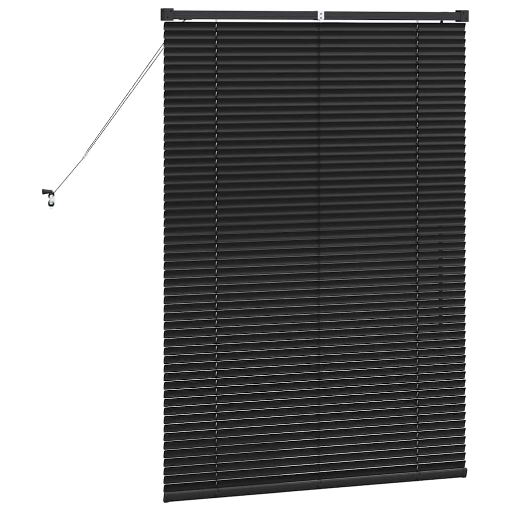 Venecijanski zastore Crna 130 x 95 cm Aluminij