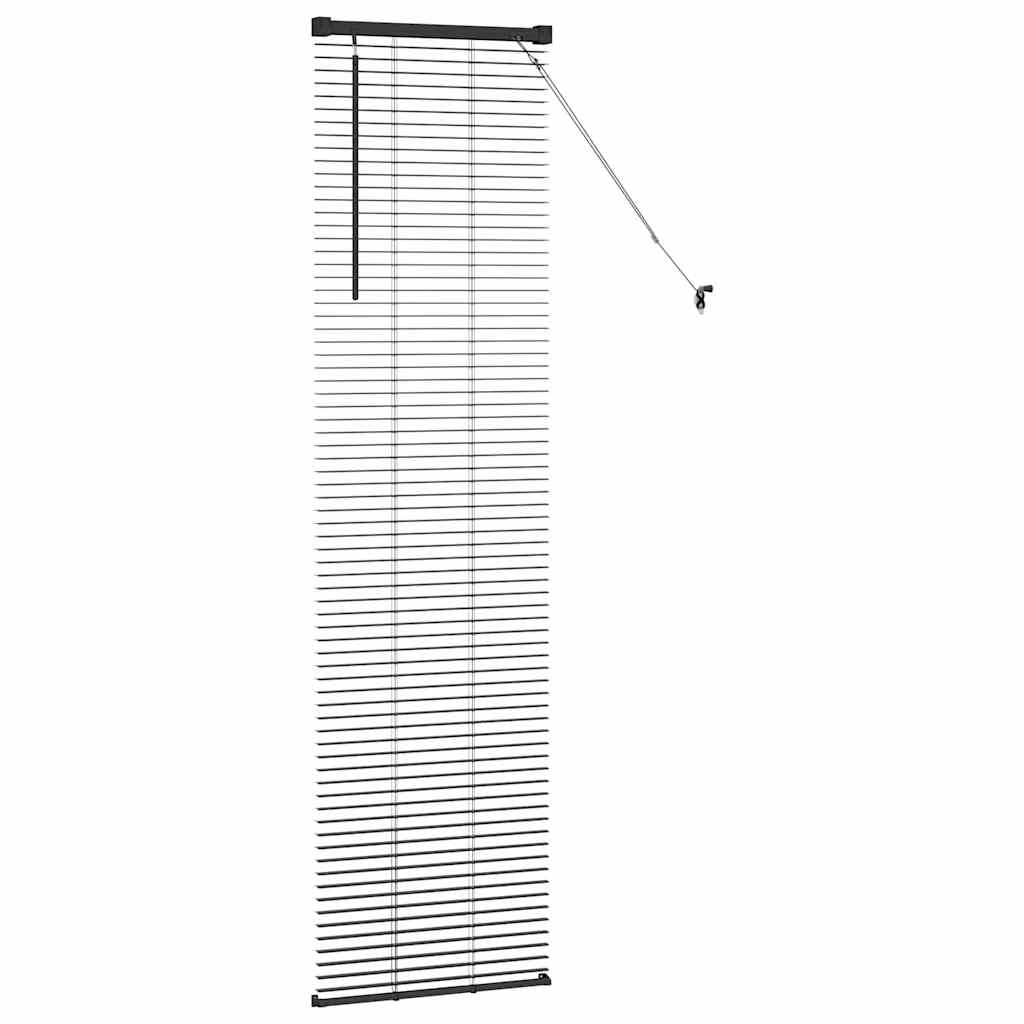 Venecijanski zastore Crna 175 x 45 cm Aluminij