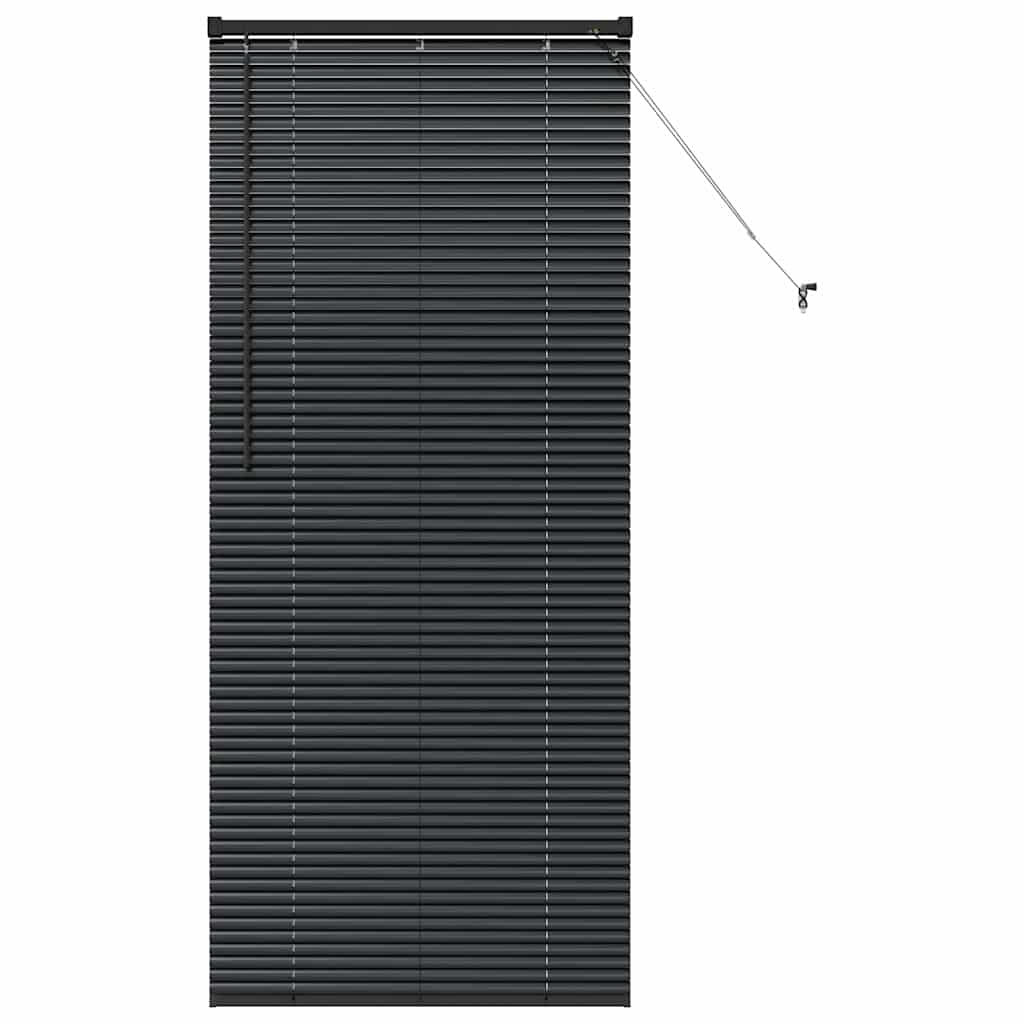 Venecijanski zastore Crna 175 x 80 cm Aluminij
