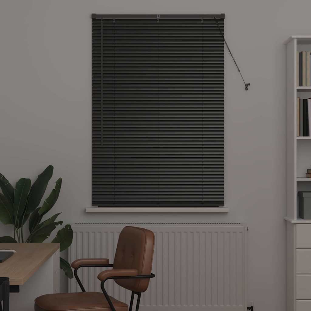 Venecijanski zastore Crna 175 x 85 cm Aluminij